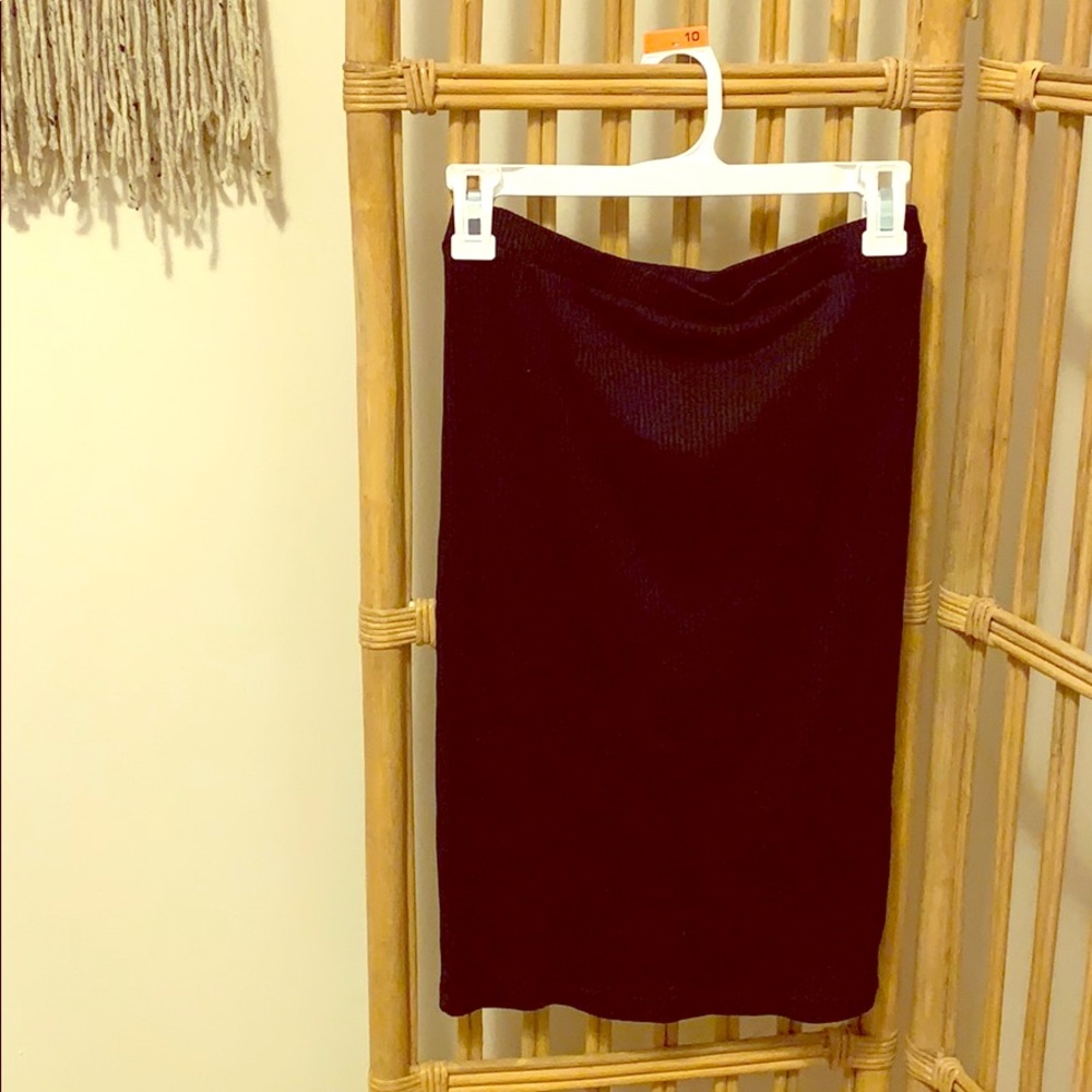 Kendall & Kylie High Rise Midi Skirt